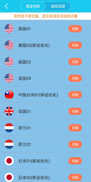 手机加速器v.p.n旋风android下载效果预览图